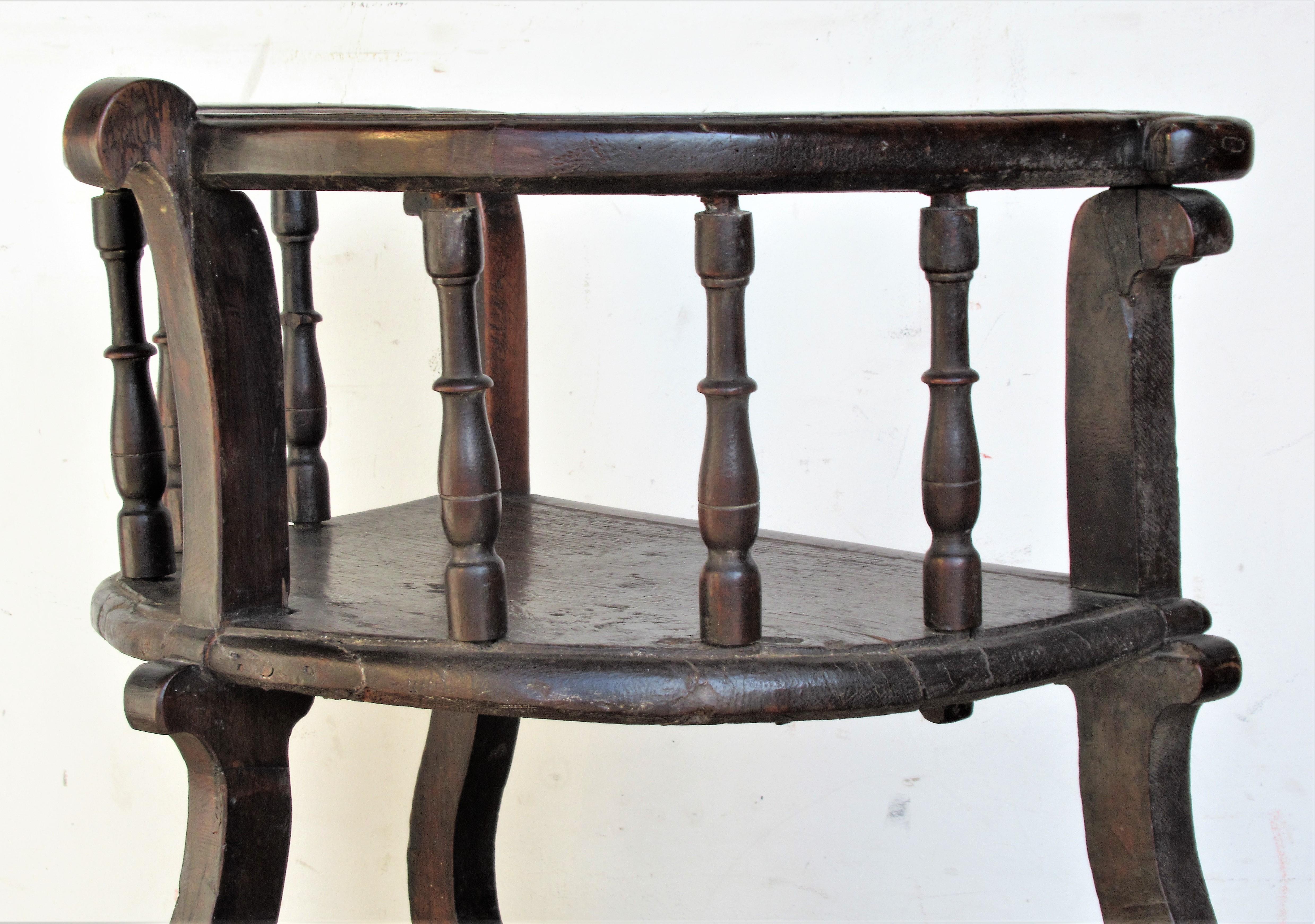  18th Century Italian Walnut Armchair For Sale 5