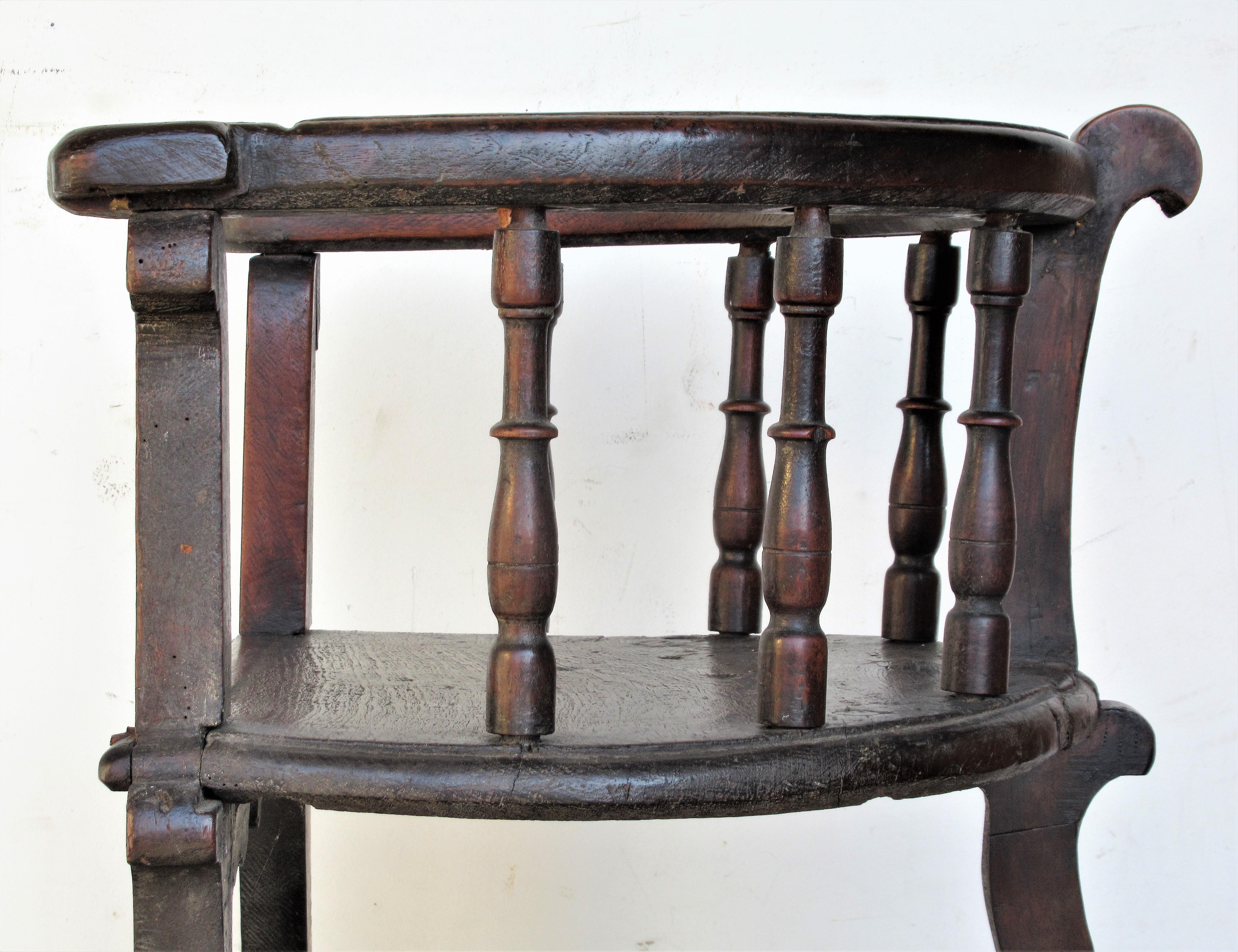  18th Century Italian Walnut Armchair For Sale 8