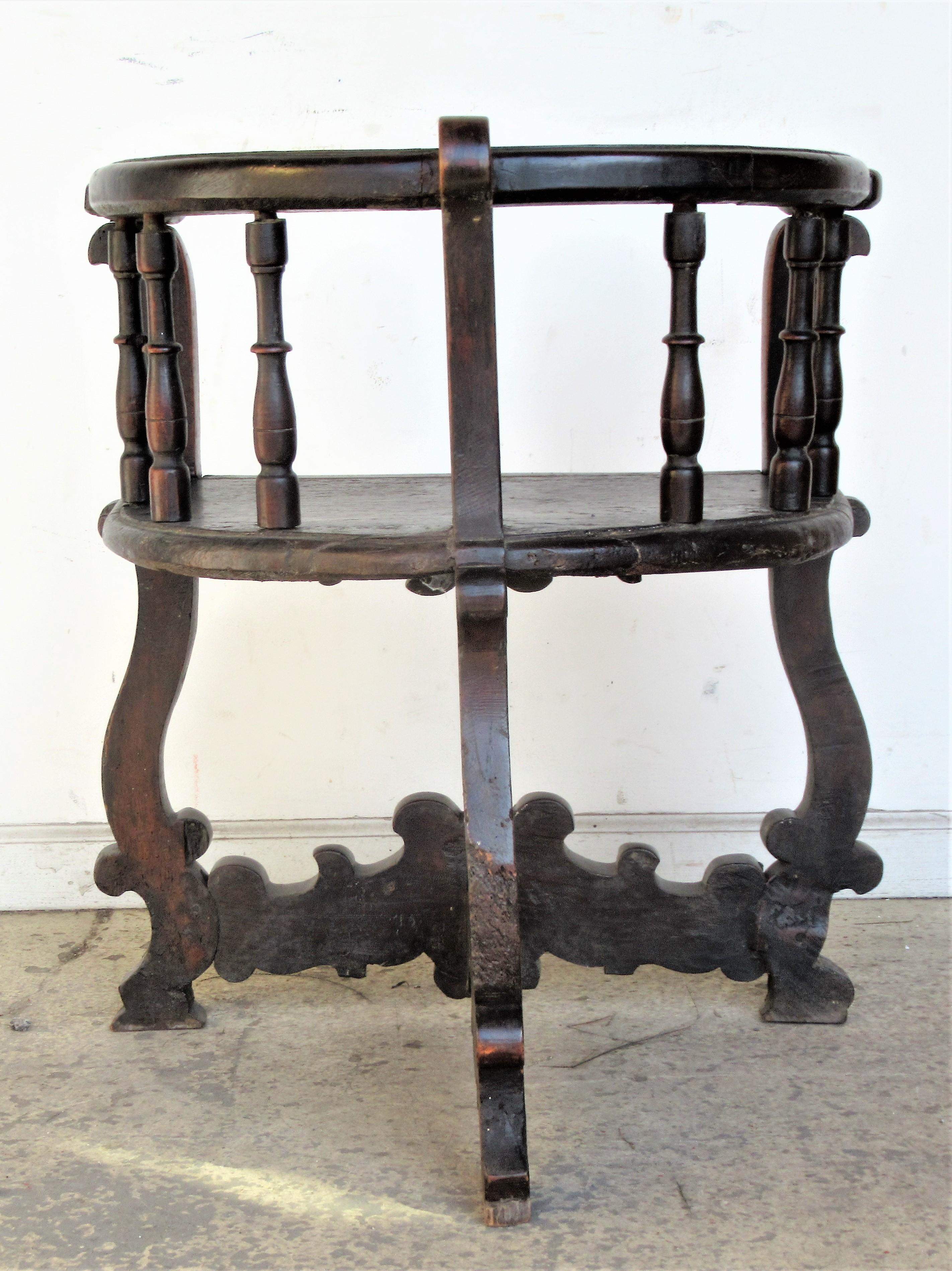 18th Century and Earlier  18th Century Italian Walnut Armchair For Sale