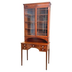 Unusual 18th Century Georgian Mahogany Display Cabinet