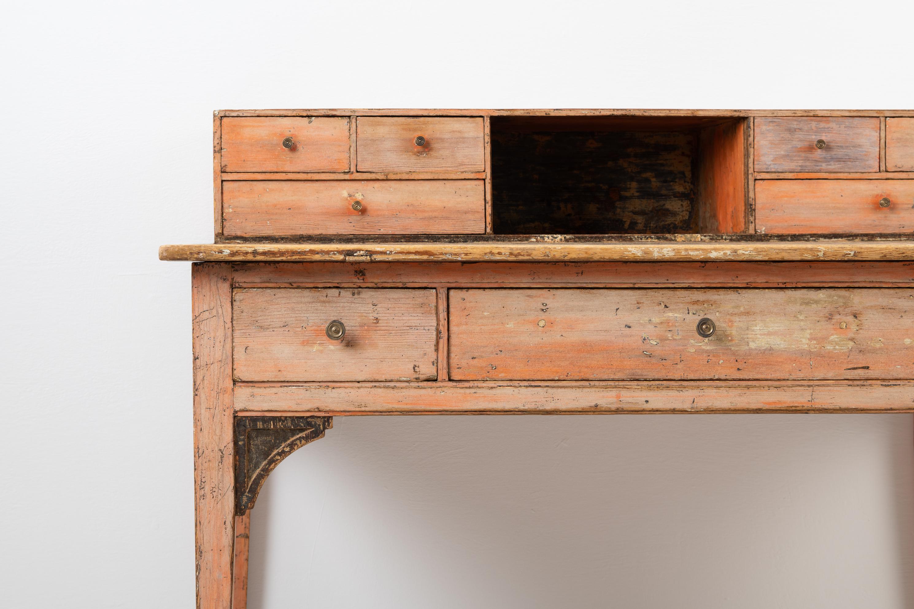 Unusual 18th Century Swedish Neoclassical Writing Table 5