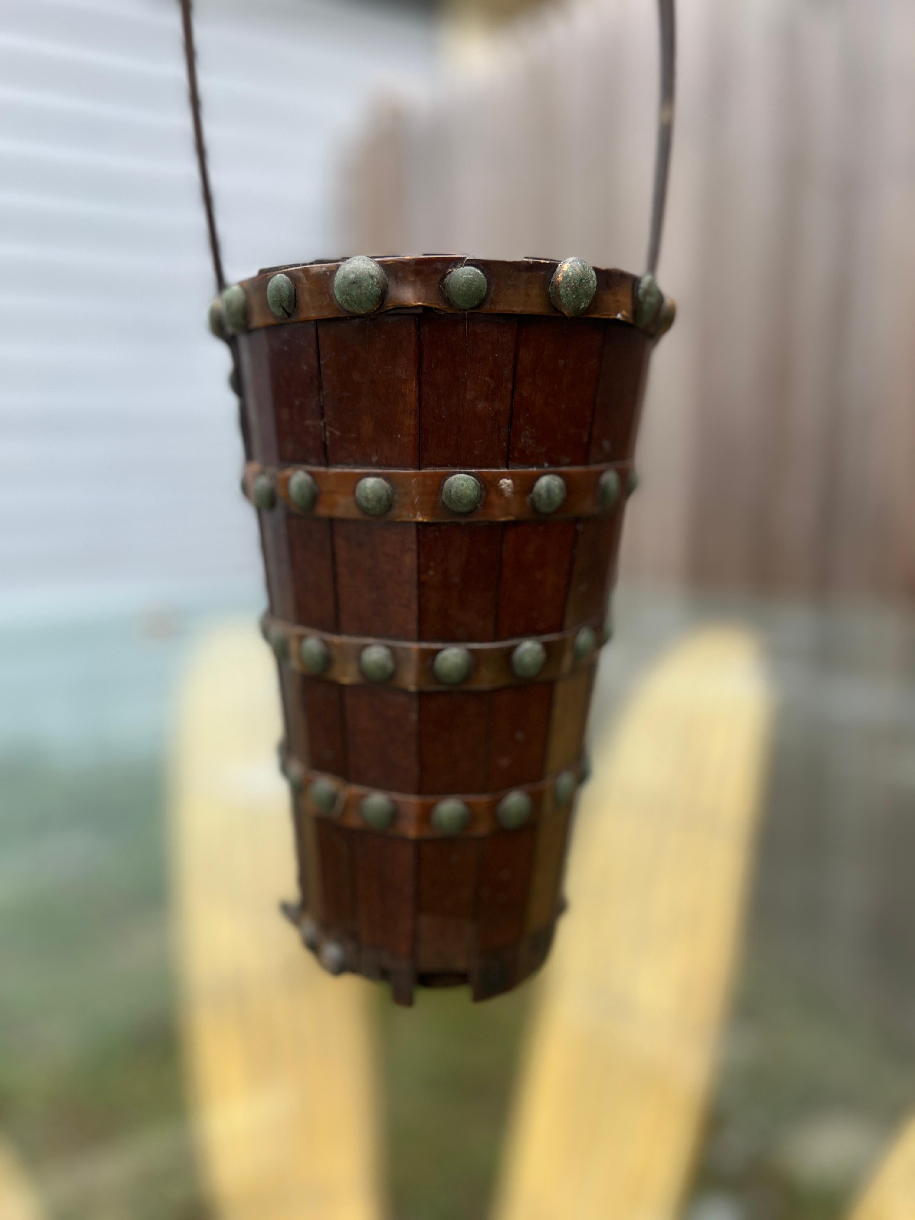 Unusual 19th Century, Anglo-Indian Style Dutch Paneled Basket For Sale 2