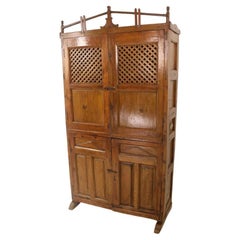 Unusual 19th Century French Provincial Food Cupboard from the Basque Country