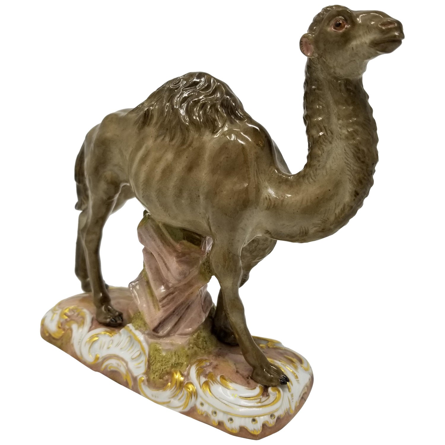 Unusual 19th Century Meissen Figure Of A Camel After A Model By J J Kandler For Sale At 1stdibs