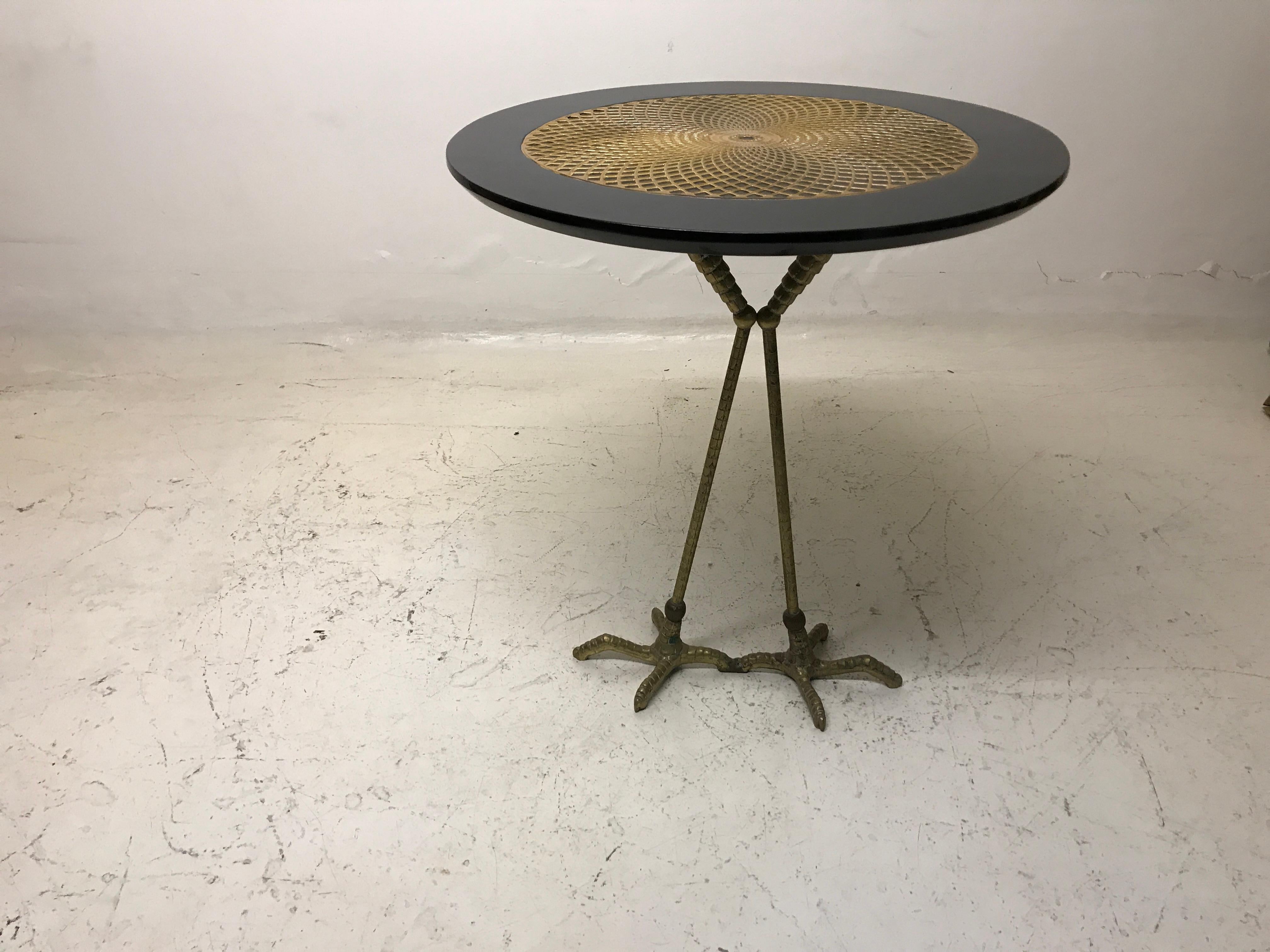 The two tables have different heights

Material: wood and bronze
Style: Art Deco
Country: France
If you want to live in the golden years, this is the tables that your project needs.
We have specialized in the sale of Art Deco and Art Nouveau and