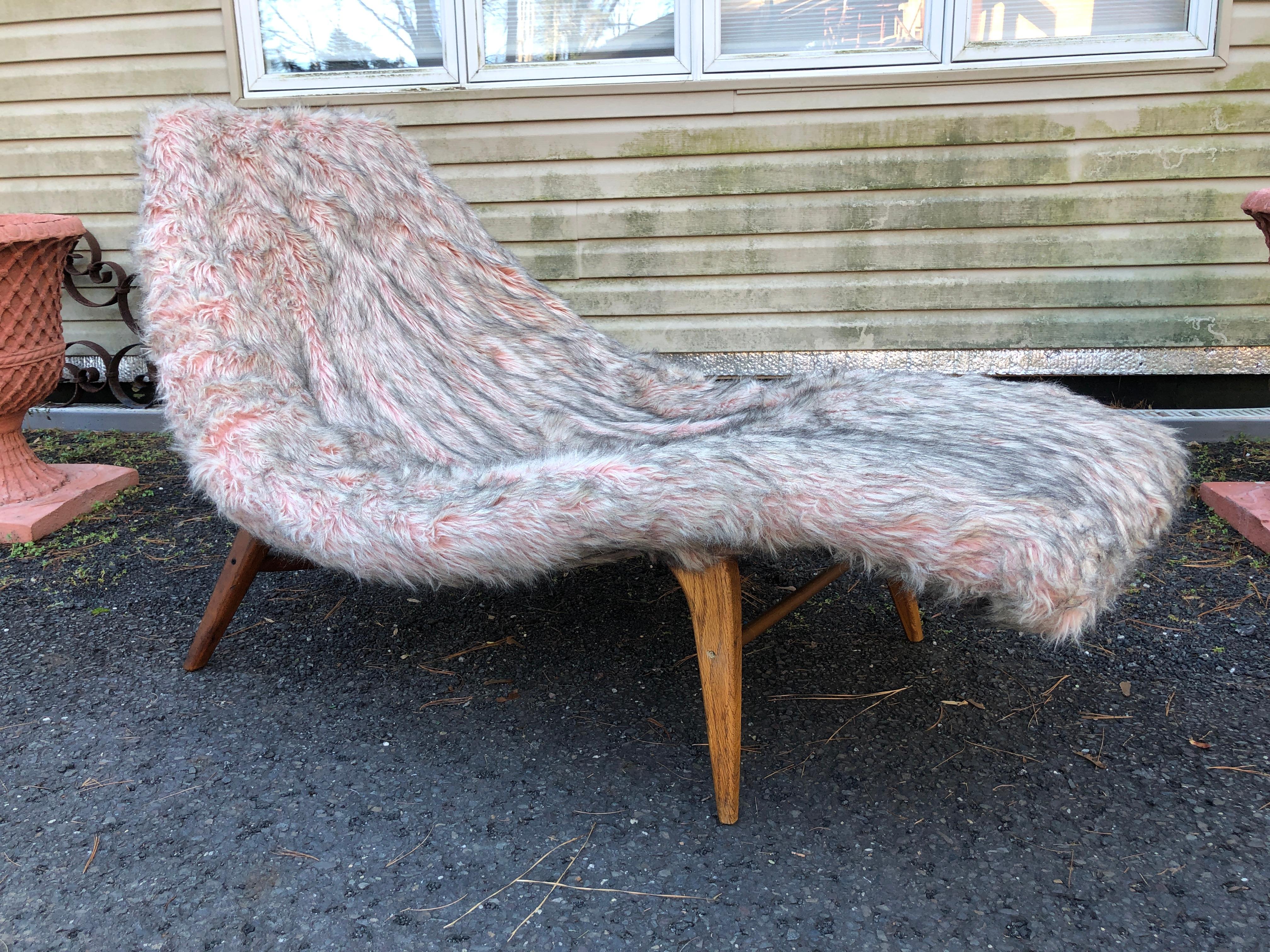 Unusual Adrian Pearsall Potato Chip style Chaise Lounge Chair Mid-Century Modern For Sale 8