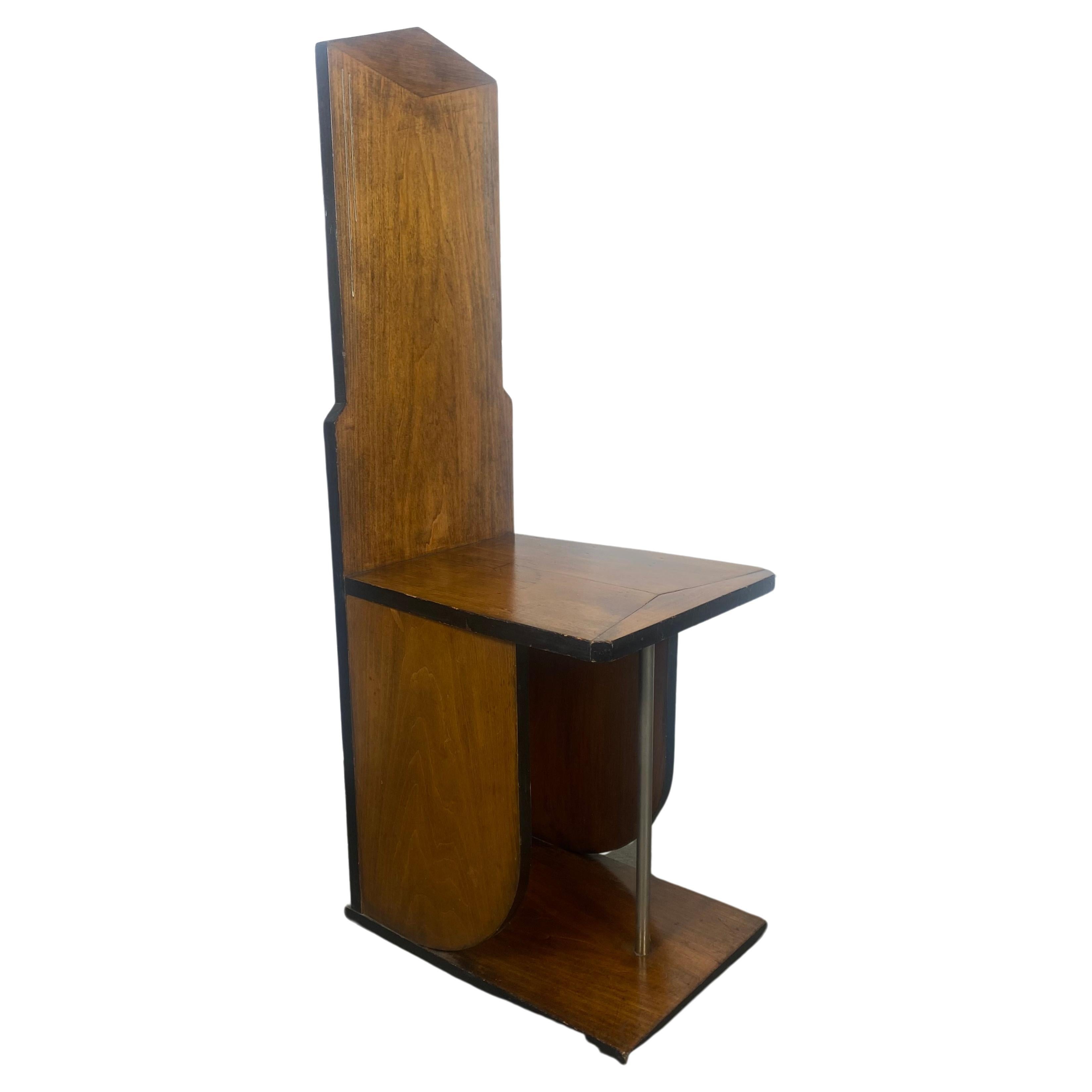 Art Deco Deconstruction Modern Plywood Chair Manner of Ilonka Karasz For Sale at 1stDibs