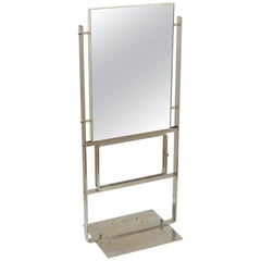 Unusual and Large Double-Sided Deco Display Mirror