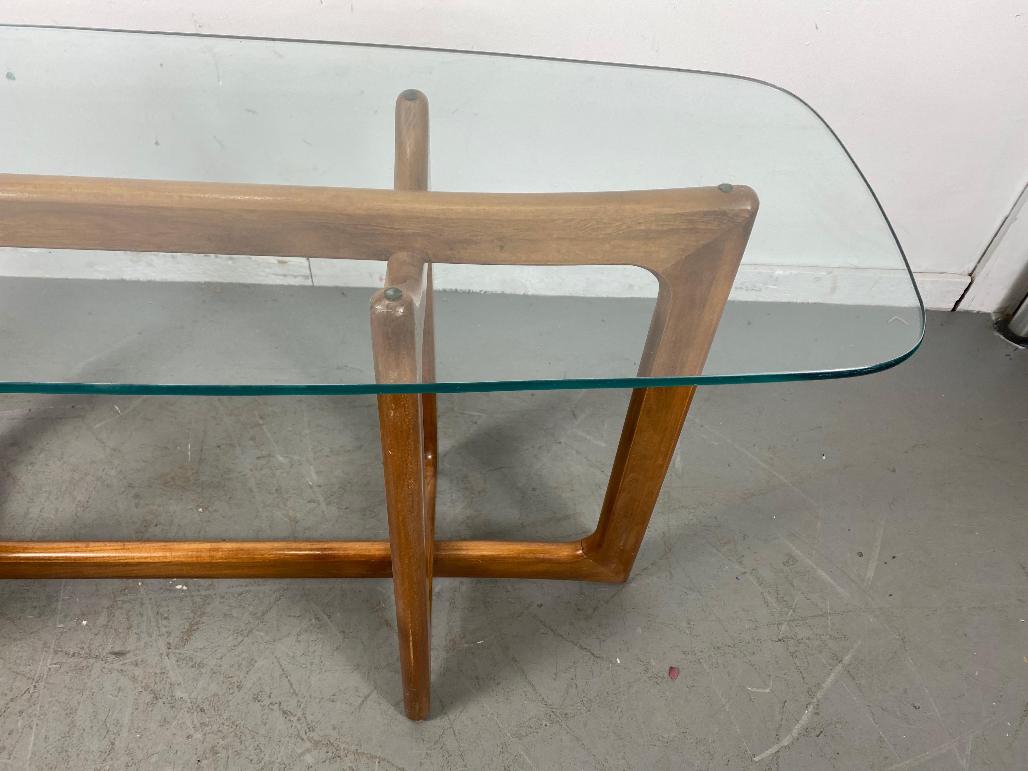 American Unusual and Rare Console Table Designed by Adrian Pearsall