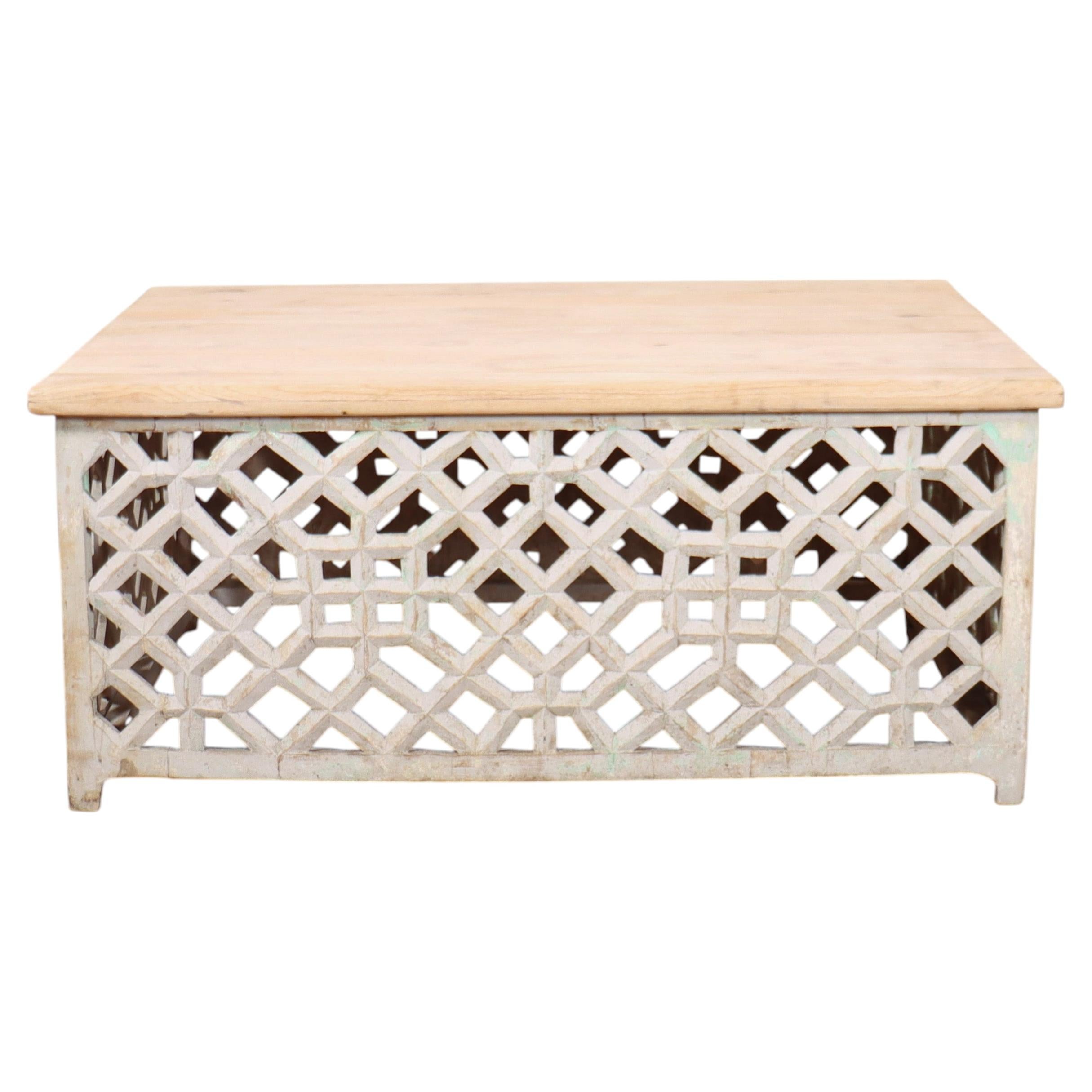 Unusual Anglo-Indian Coffee Table For Sale