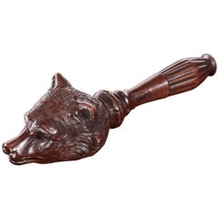 Unusual Antique Carved Black Forest Bear Nut Cracker