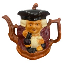 Unusual Antique Edwardian Toby Jug Teapot