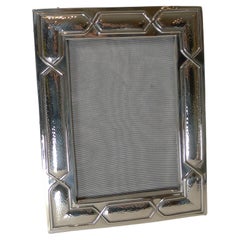 Unusual Antique English Sterling Silver Photograph / Picture Frame, 1907