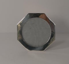 Unusual Antique English Sterling Silver Picture Frame by Deakin & Francis