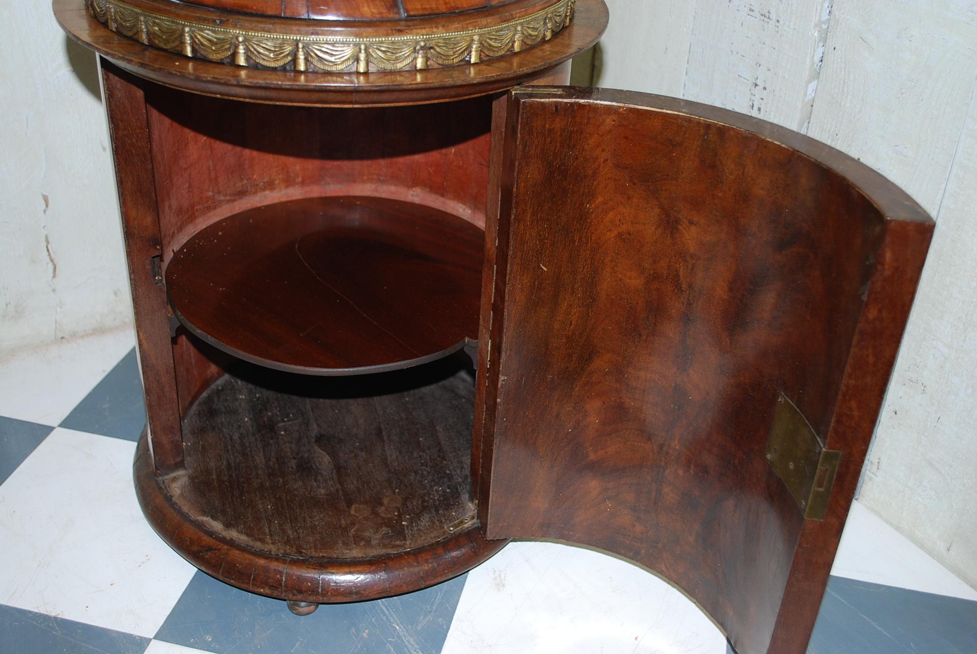 Mahogany Unusual antique French classical mahogany  Urn Jardinière / Wine Cooler For Sale