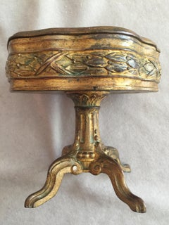 Unusual Antique French Jewelry Box
