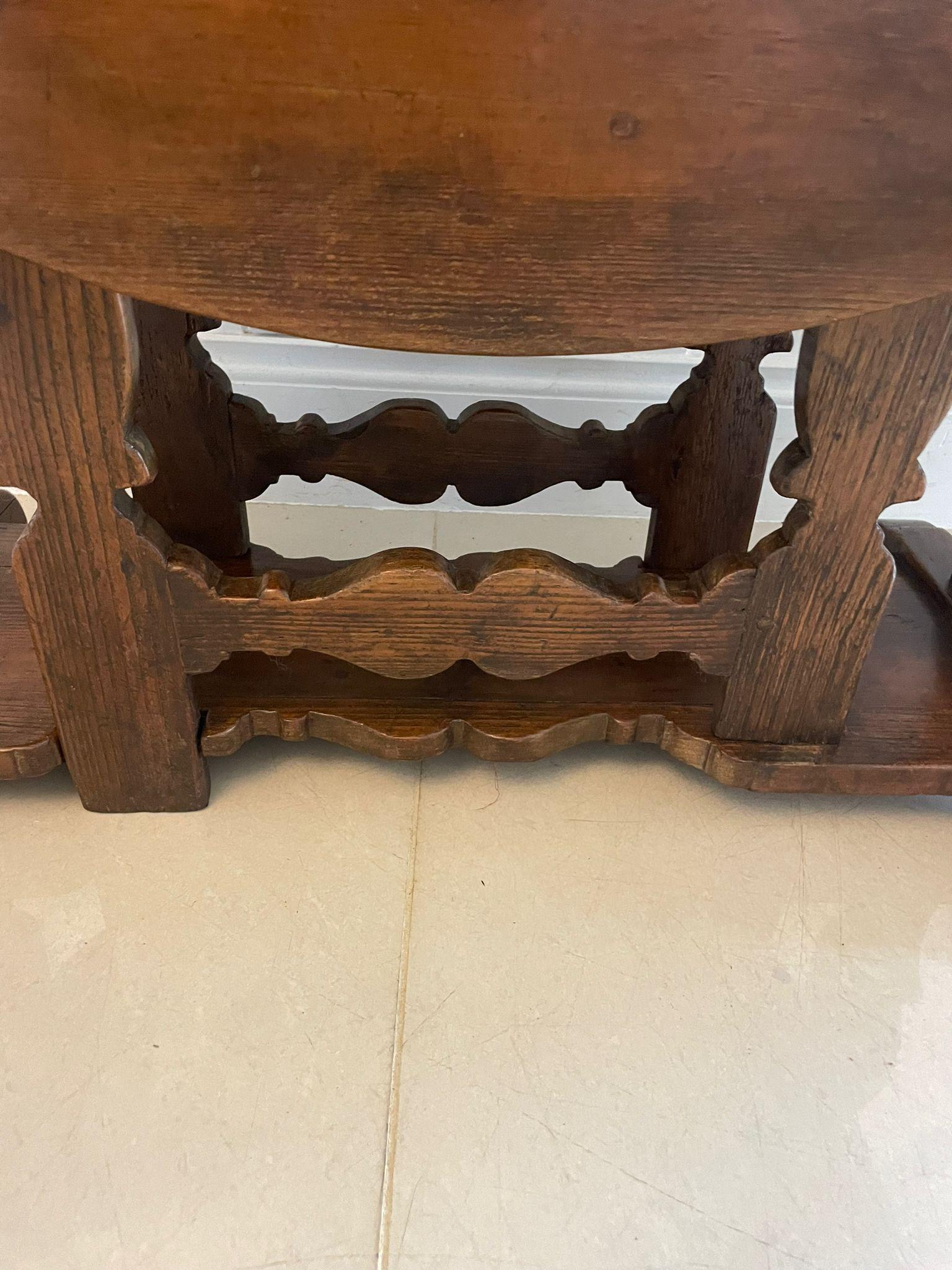 Inusual mesa de pino de hoja caída Jorge III antiguo en venta 1
