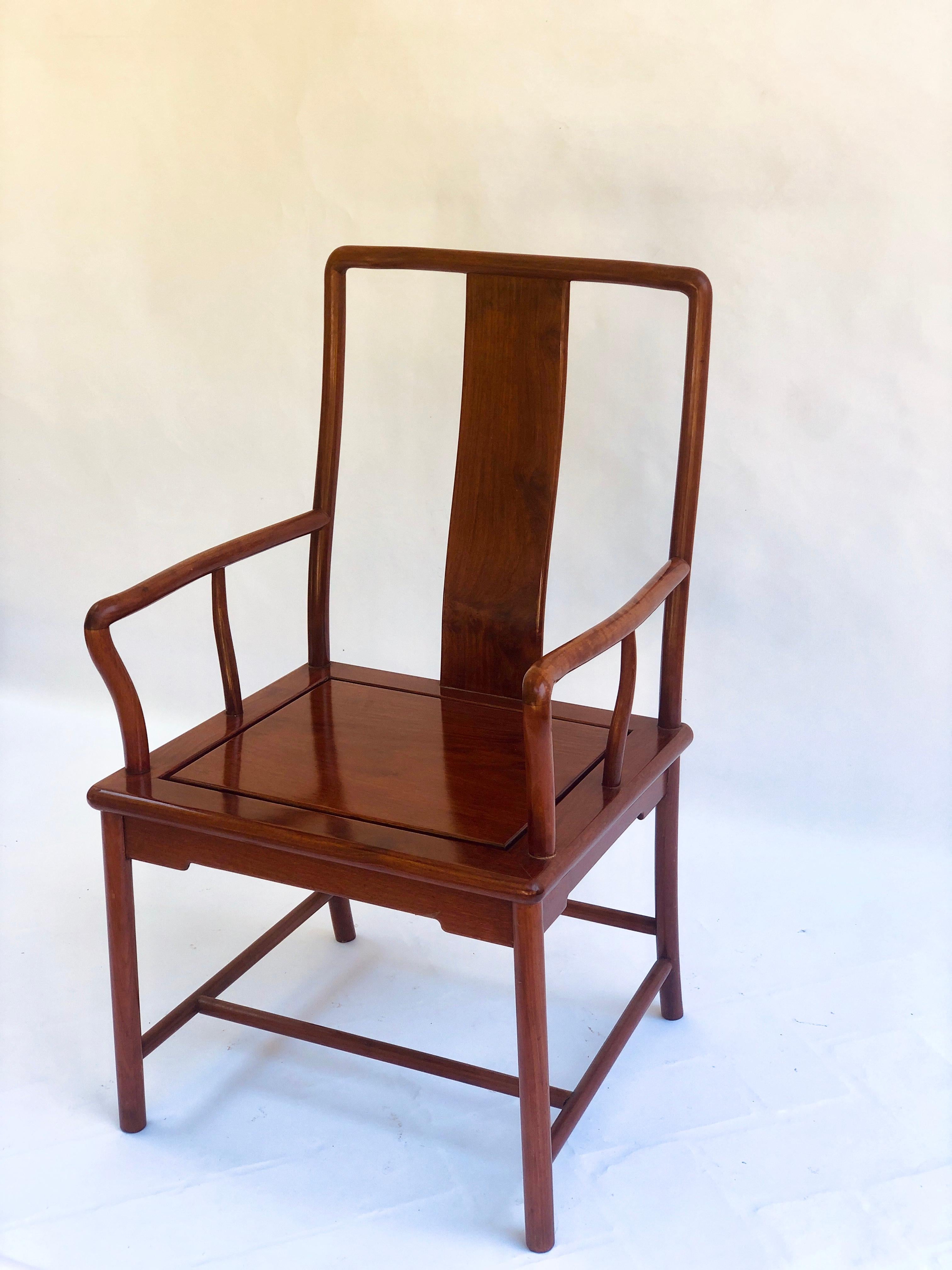 Other Unusual Antique Hardwood Chinese Armchair For Sale