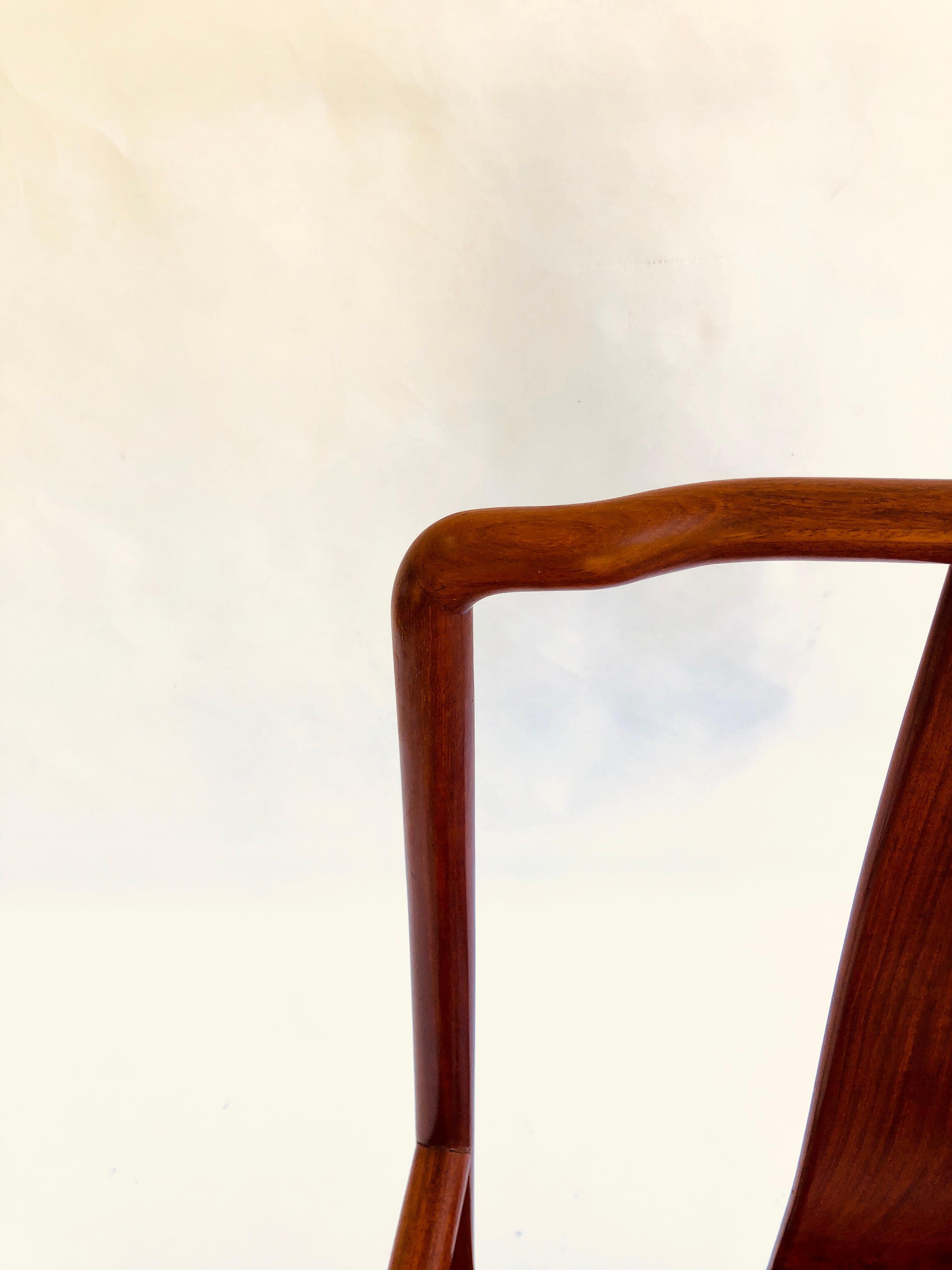 Unusual Antique Hardwood Chinese Armchair 2