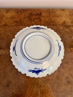 Unusual antique Japanese imari plate