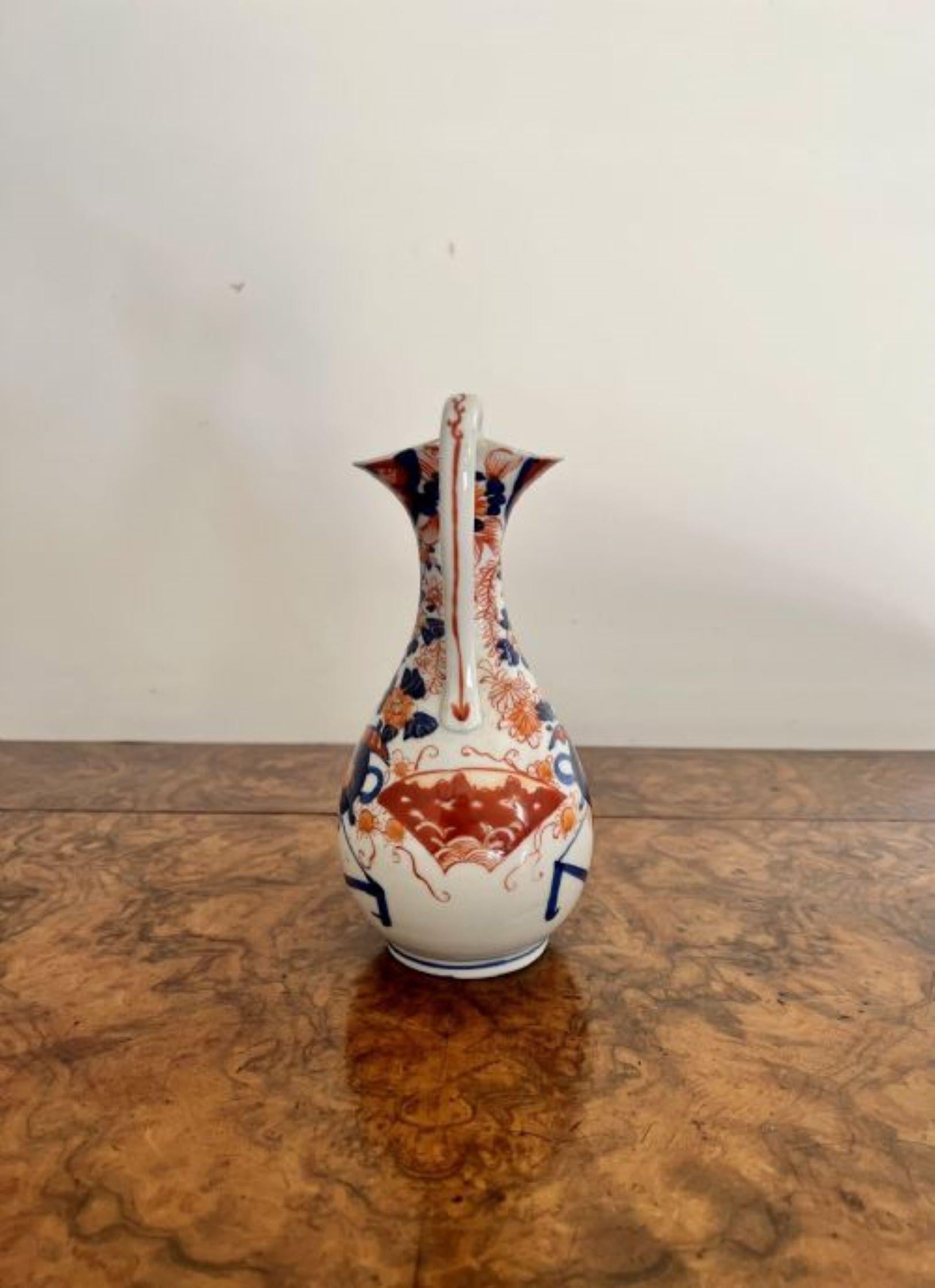 Unusual antique Japanese quality imari vase  For Sale 1