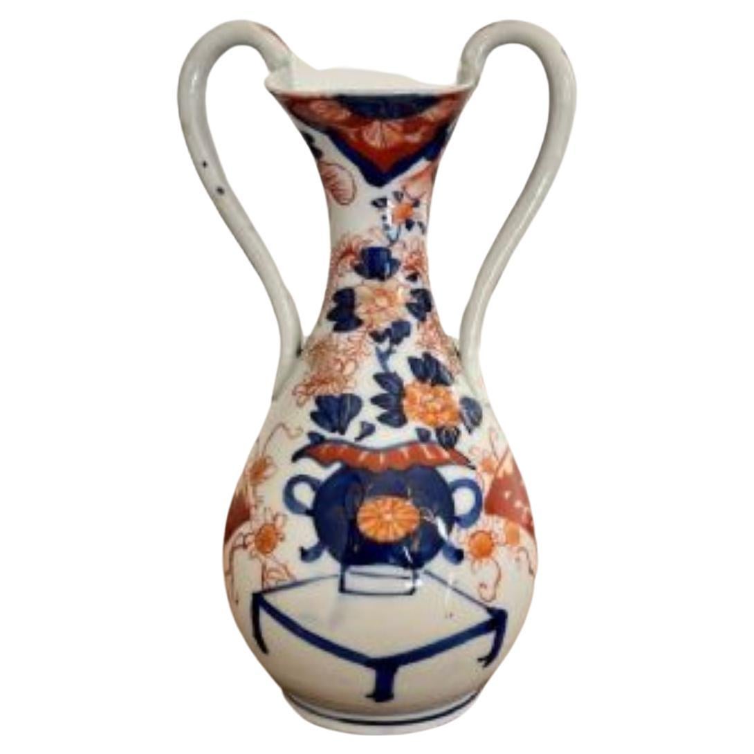 Unusual antique Japanese quality imari vase  For Sale