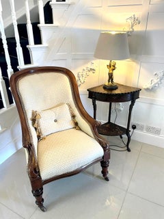Unusual Antique Meiji Period Hardwood Corner Table