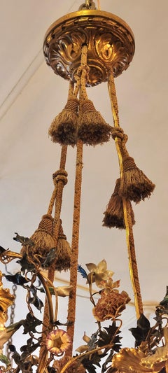 Unusual Antique Mid 19th Century French "Marie Antoinette" Chandelier