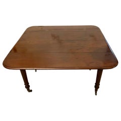 Unusual Antique Regency Quality Mahogany Extending Dining Table