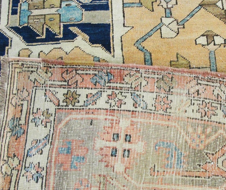 Unusual Antique Serapi For Sale at 1stdibs