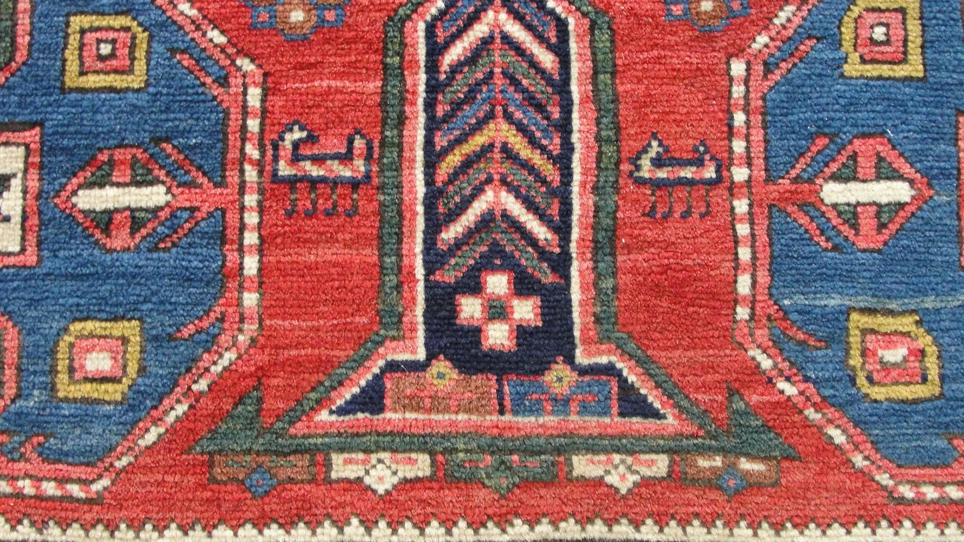 Antique Shirvan/ Kazak Caucasian Rug, 4'5