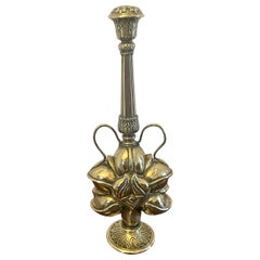 Unusual Antique Victorian Quality Brass Shaker