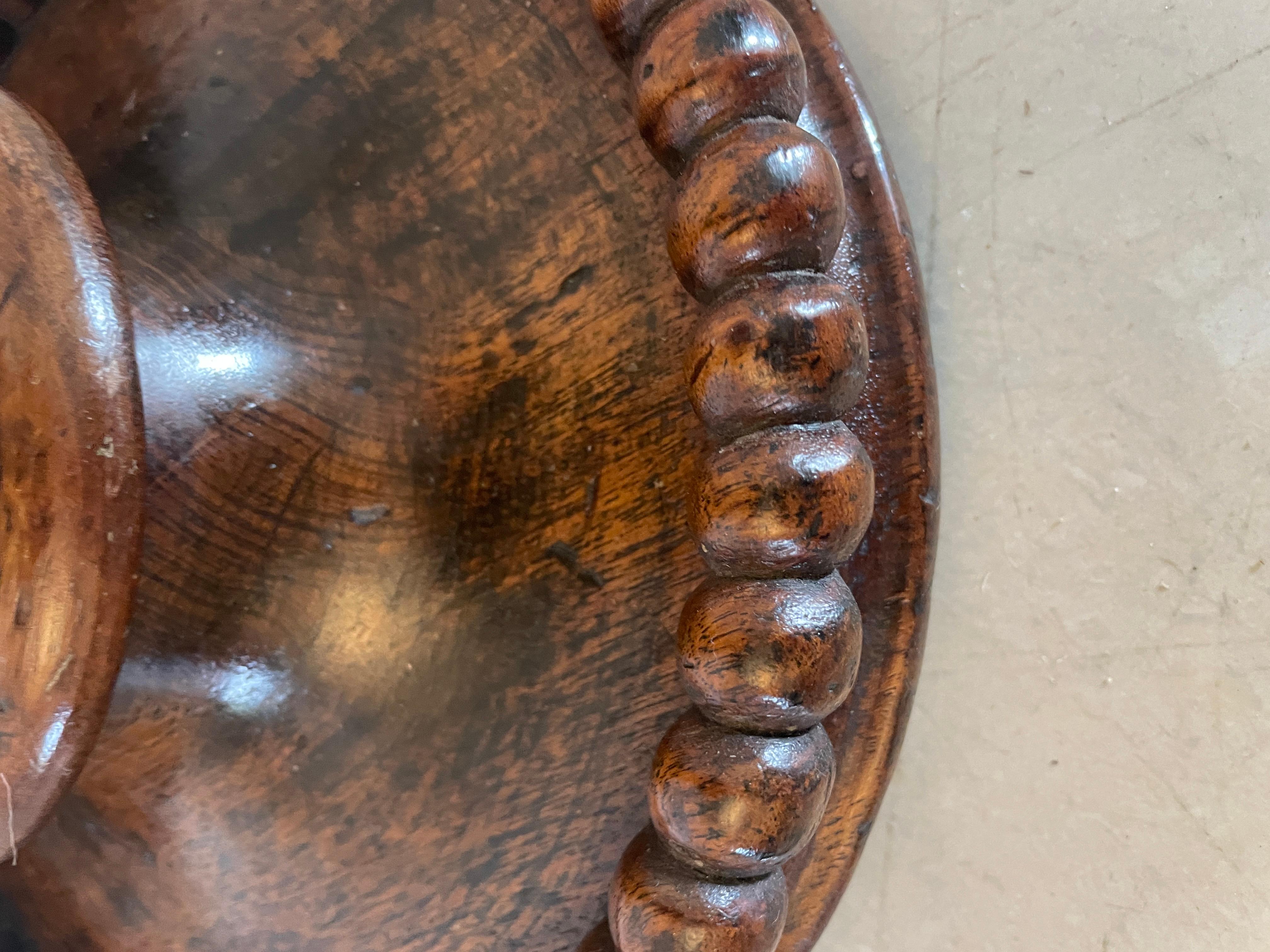 Unusual Antique Victorian Quality Burr Walnut Lamp Table 4