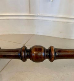 Unusual Antique Victorian Quality Mahogany Circular Lamp/Side Table