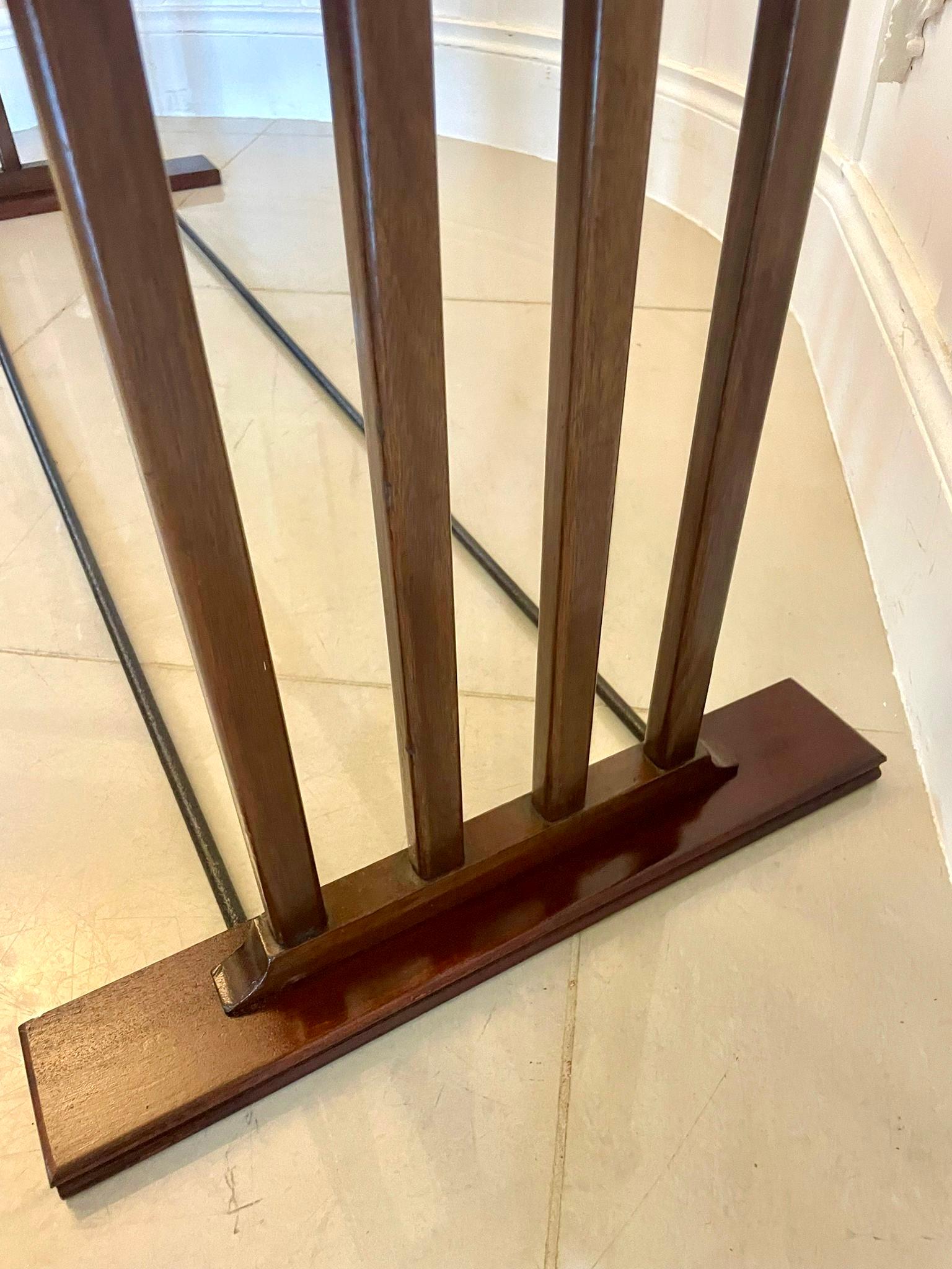 English Unusual Antique Victorian Quality Mahogany Saddle Stand/Rack