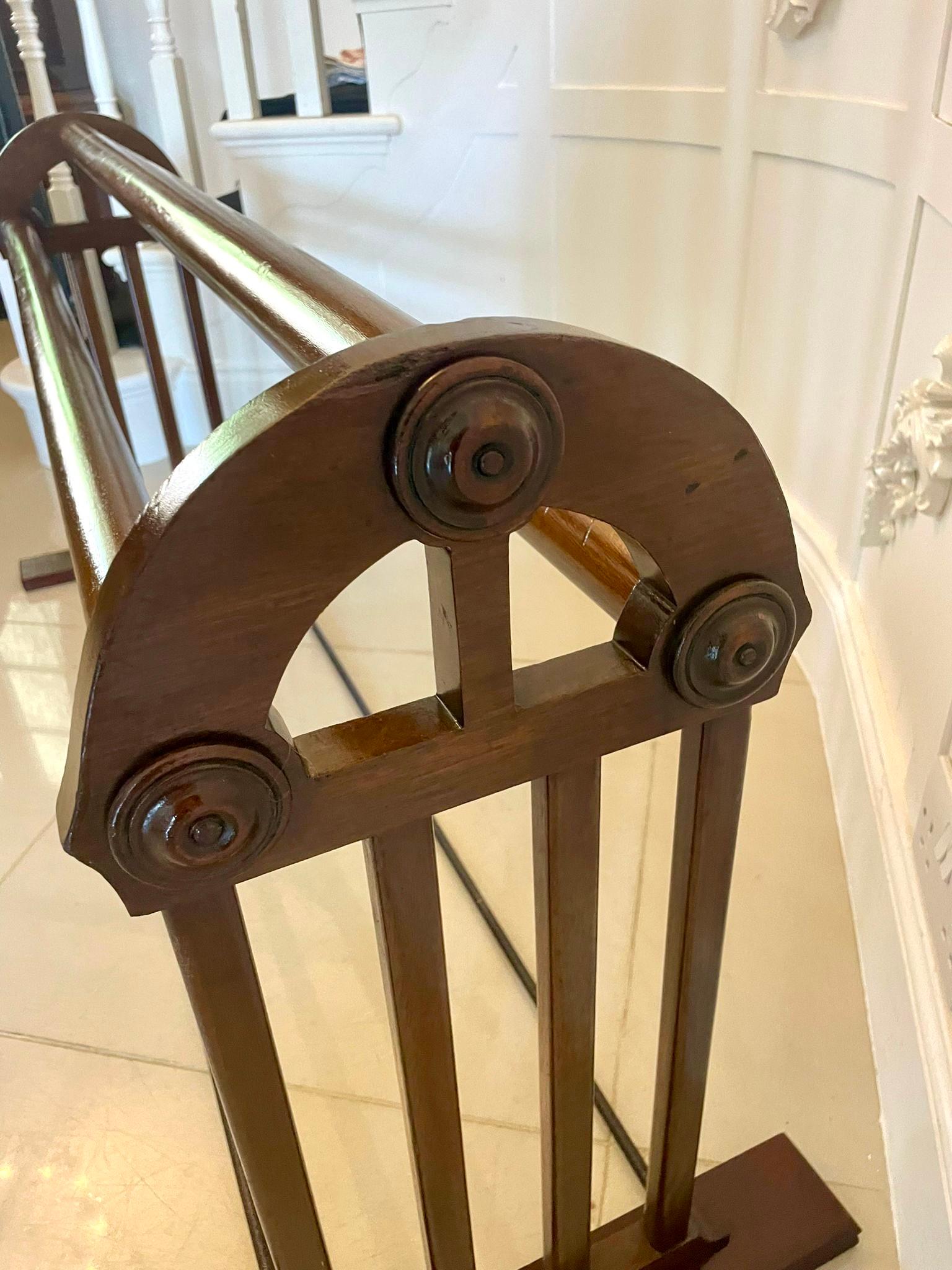 19th Century Unusual Antique Victorian Quality Mahogany Saddle Stand/Rack