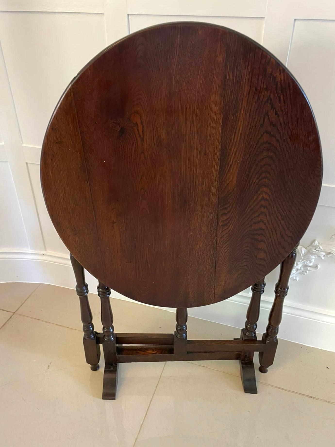Unusual Antique Victorian Quality Oak Coaching Table For Sale 2