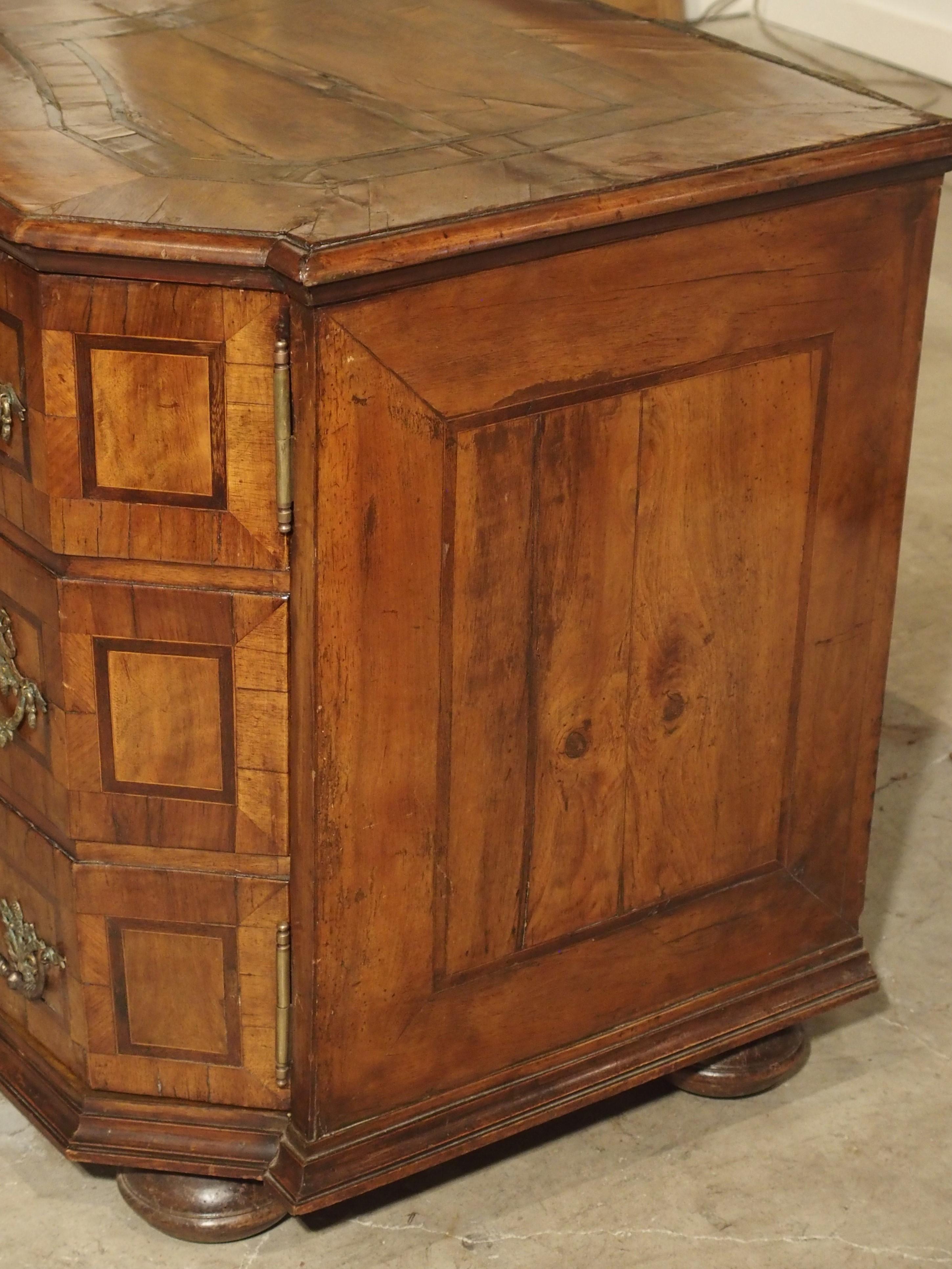 Unusual Antique Walnut “Commode Buffet” from Southern Germany, circa 1760 14