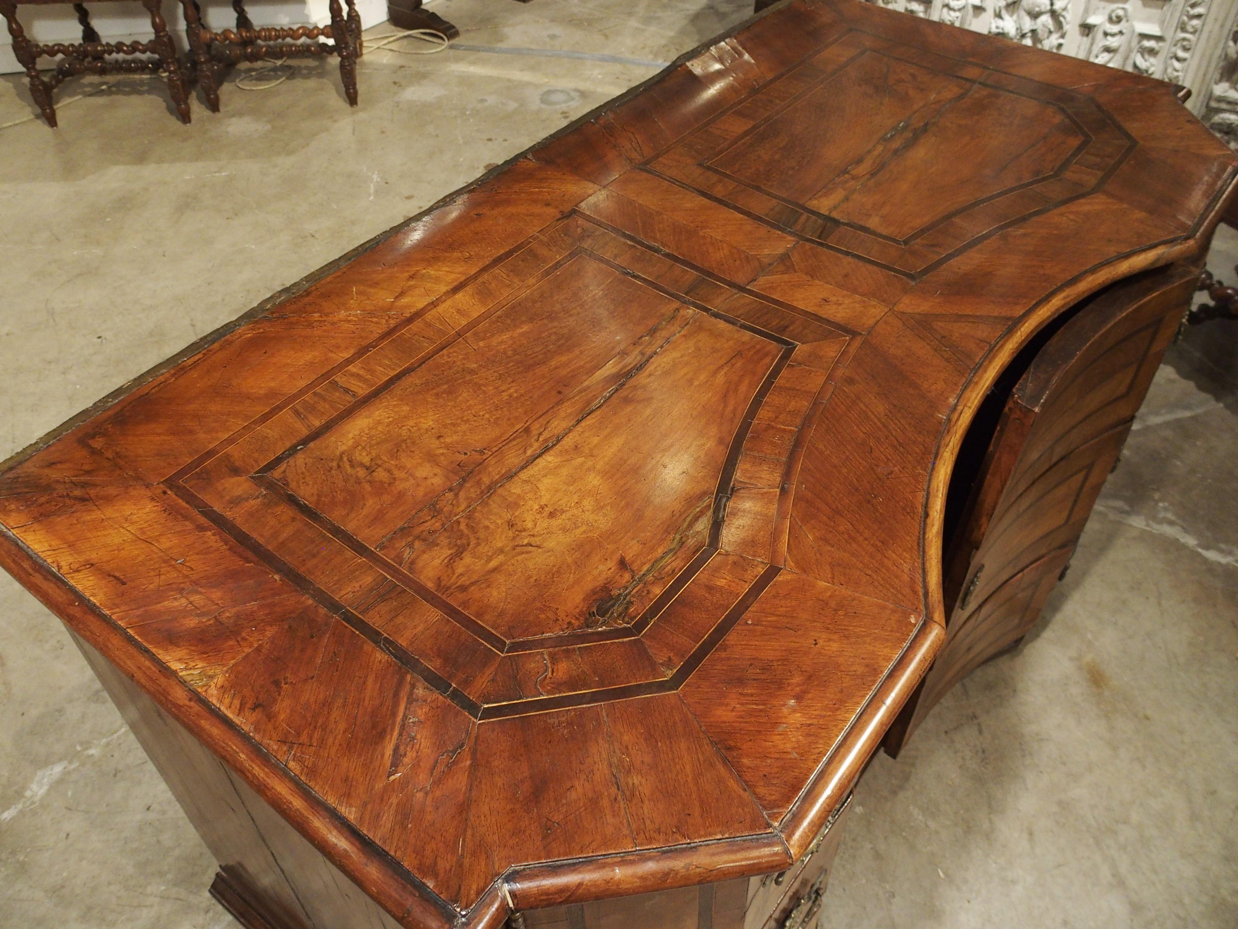 Unusual Antique Walnut “Commode Buffet” from Southern Germany, circa 1760 In Good Condition In Dallas, TX