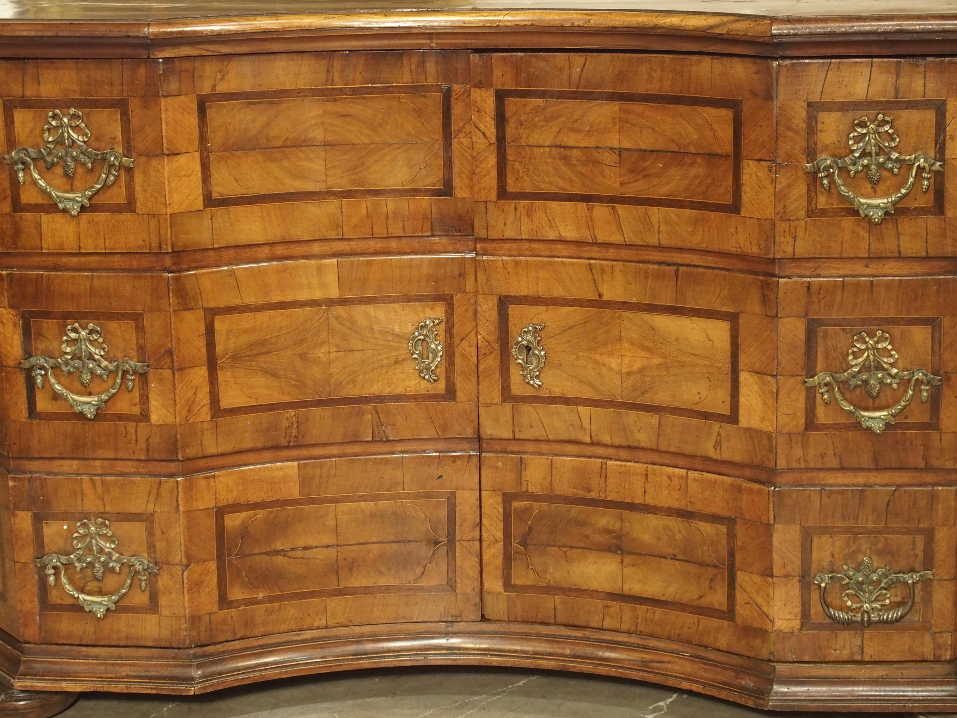 Unusual Antique Walnut “Commode Buffet” from Southern Germany, circa 1760 1