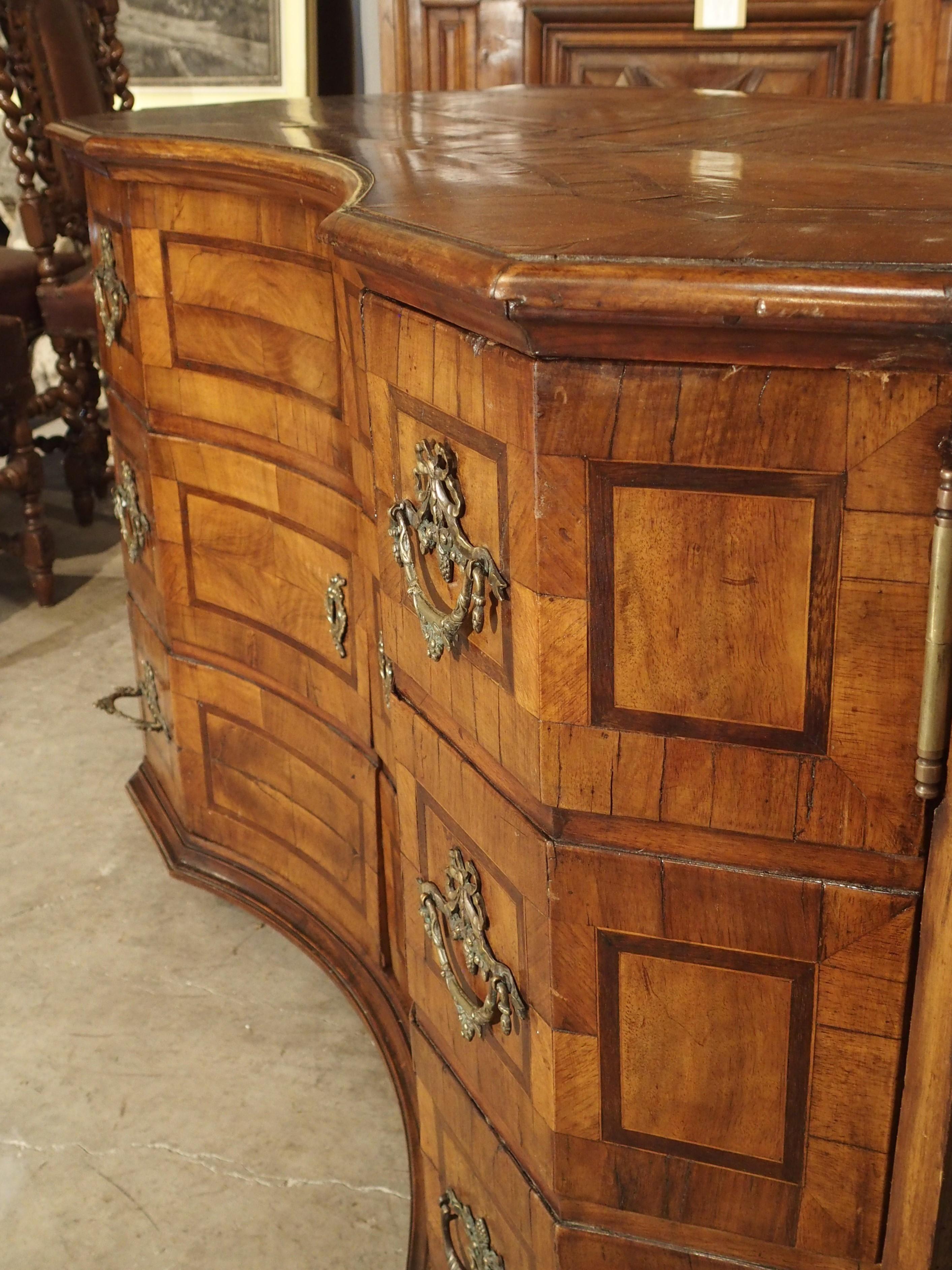 Unusual Antique Walnut “Commode Buffet” from Southern Germany, circa 1760 2