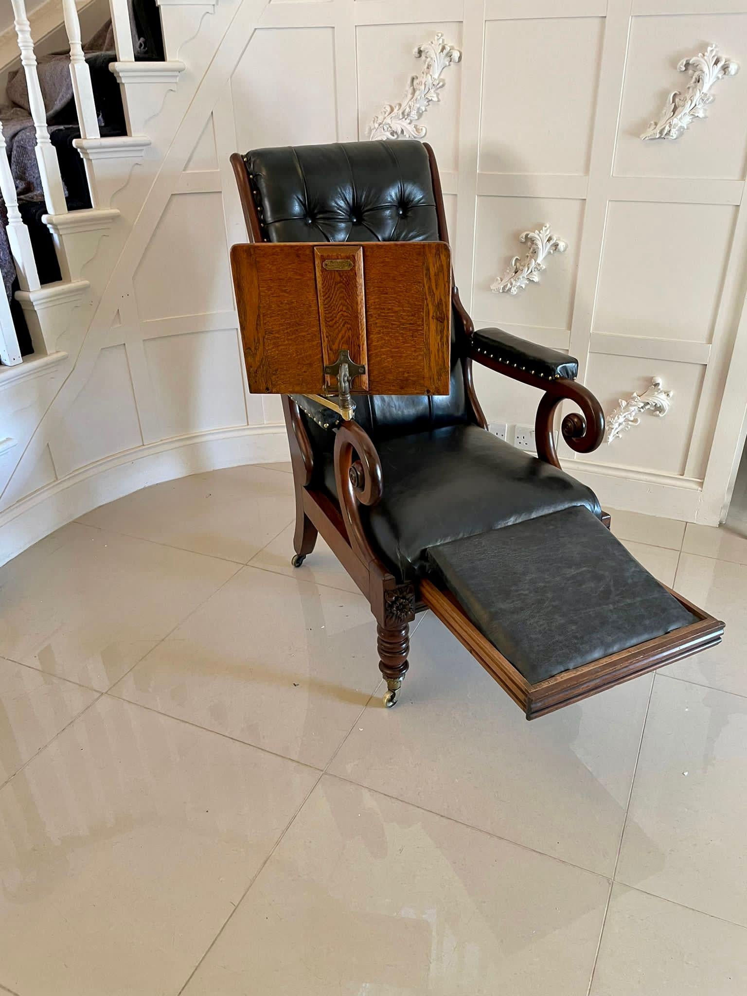 antique library chair