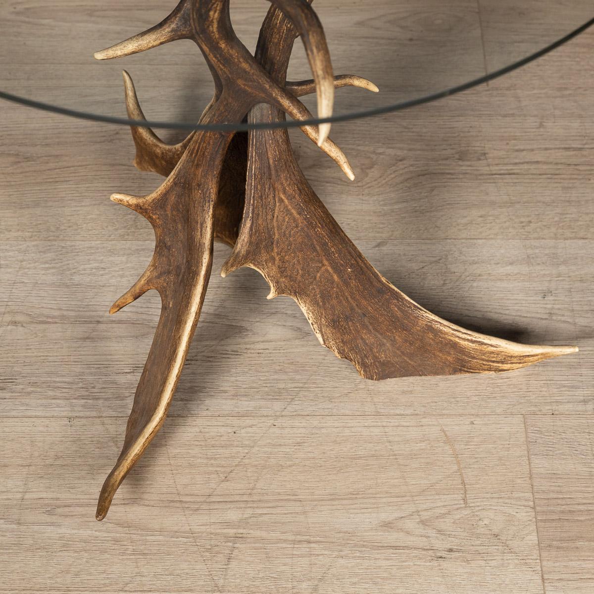 Unusual Antler Horn Side Table by Anthony Redmile, London, circa 1970 2