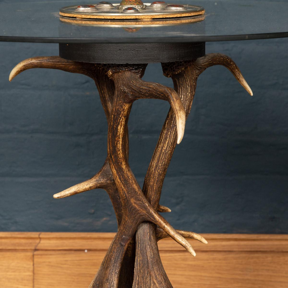 Unusual Antler Horn Side Table by Anthony Redmile, London, circa 1970 3