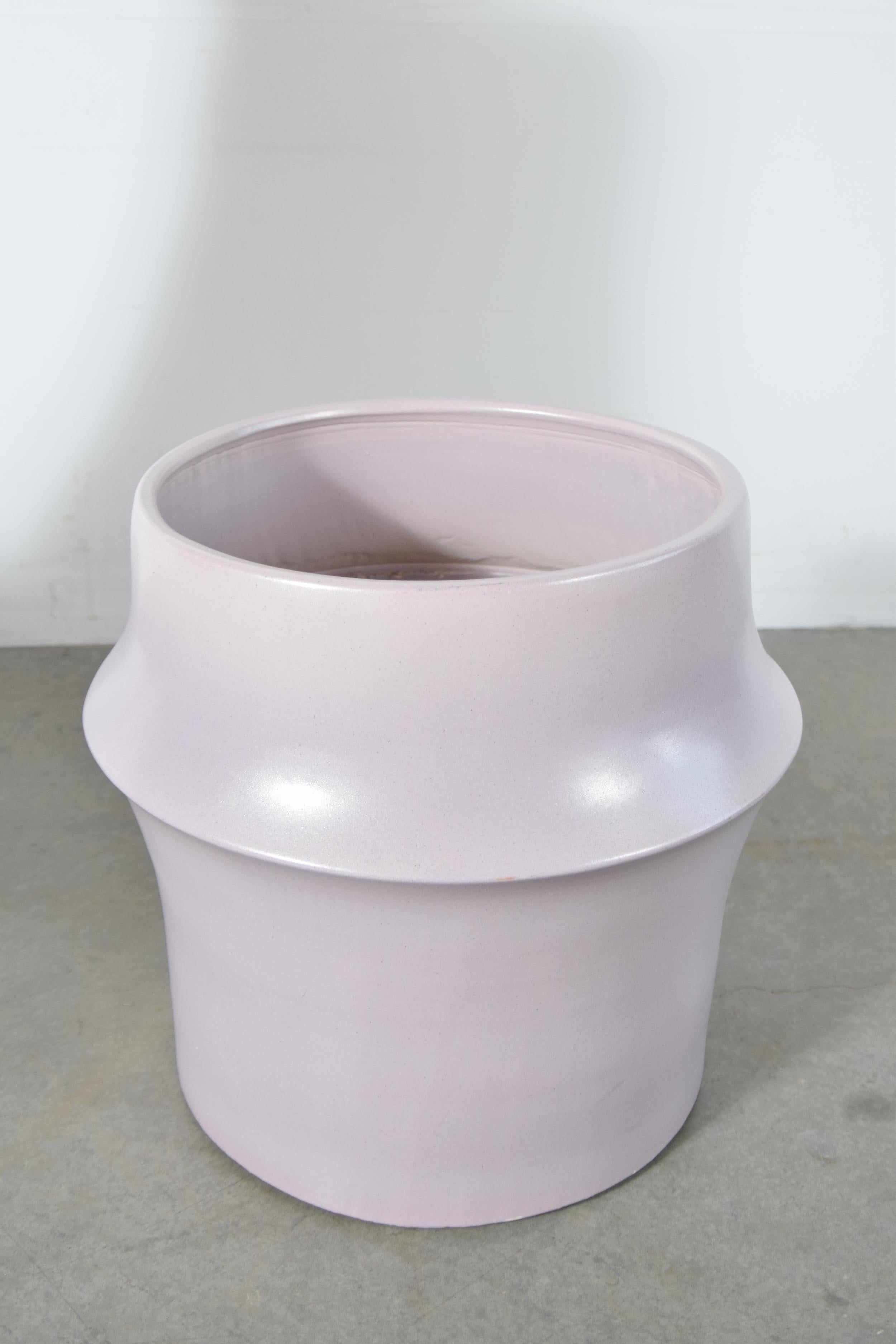 Glazed Large and Unusual Architectural Pottery Planter by Marilyn Kay Austin