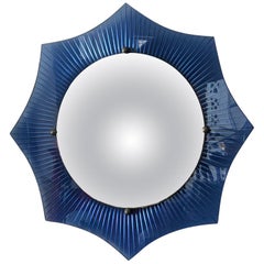 Unusual Art Deco Convex Mirror, circa 1930s