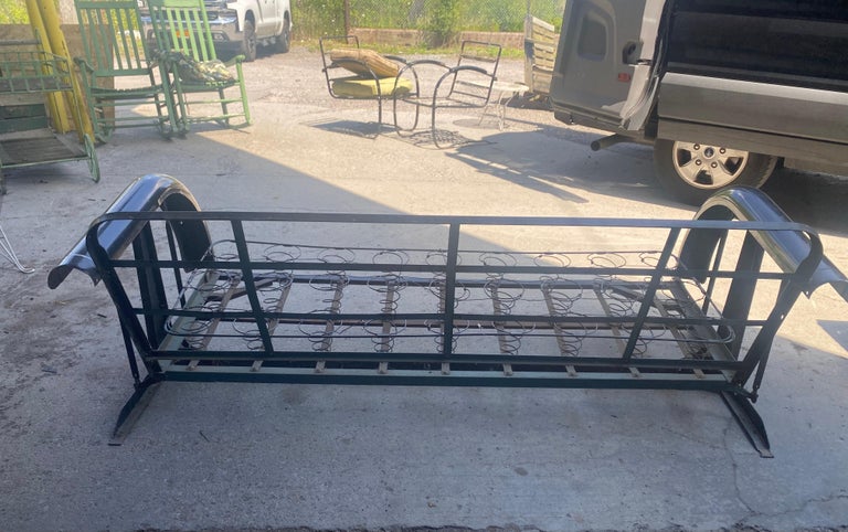 1930s metal porch glider store