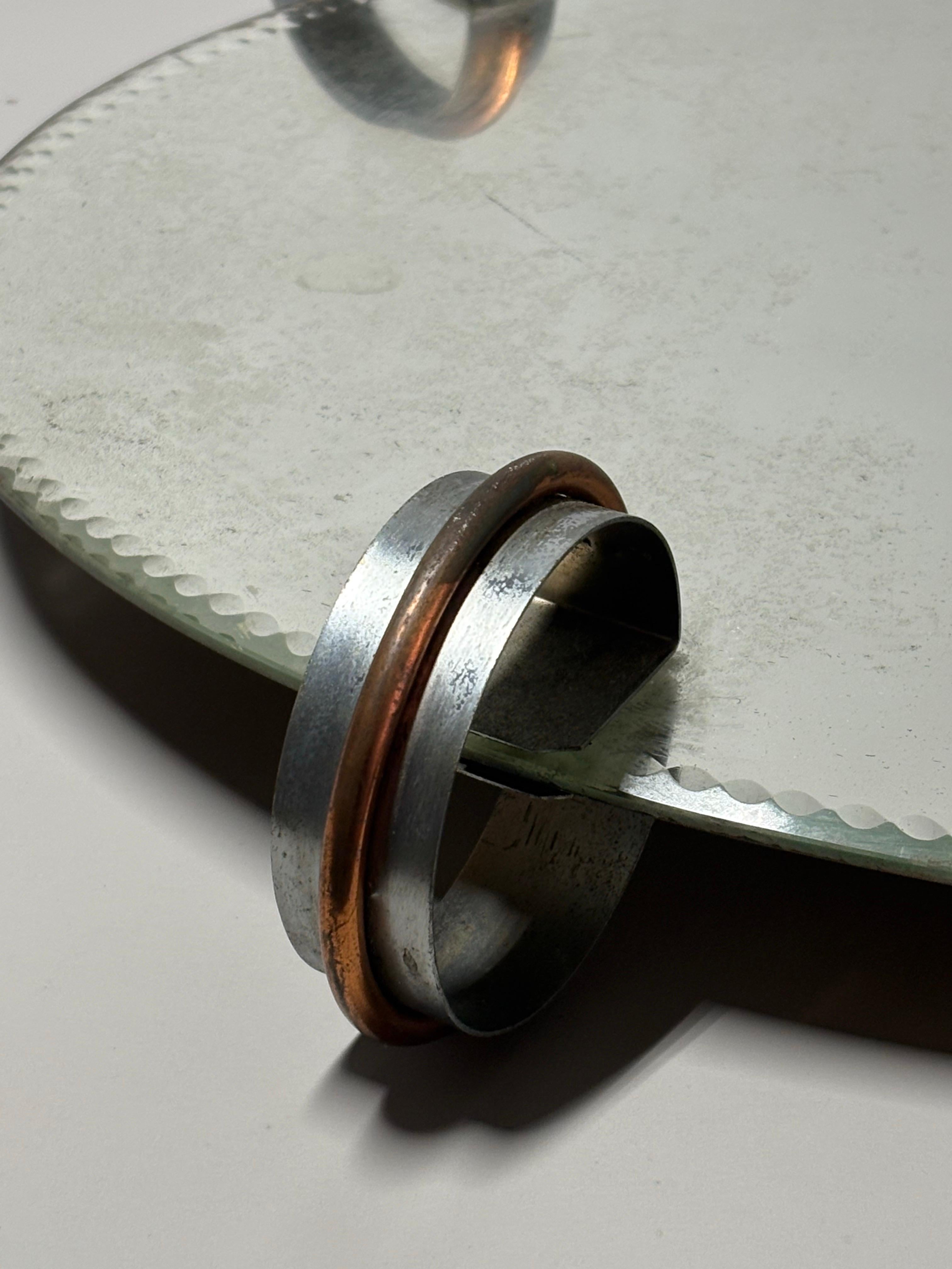 Unusual Art Deco period Surtout-de-table / mirrored plateau/ centerpiece en venta 5