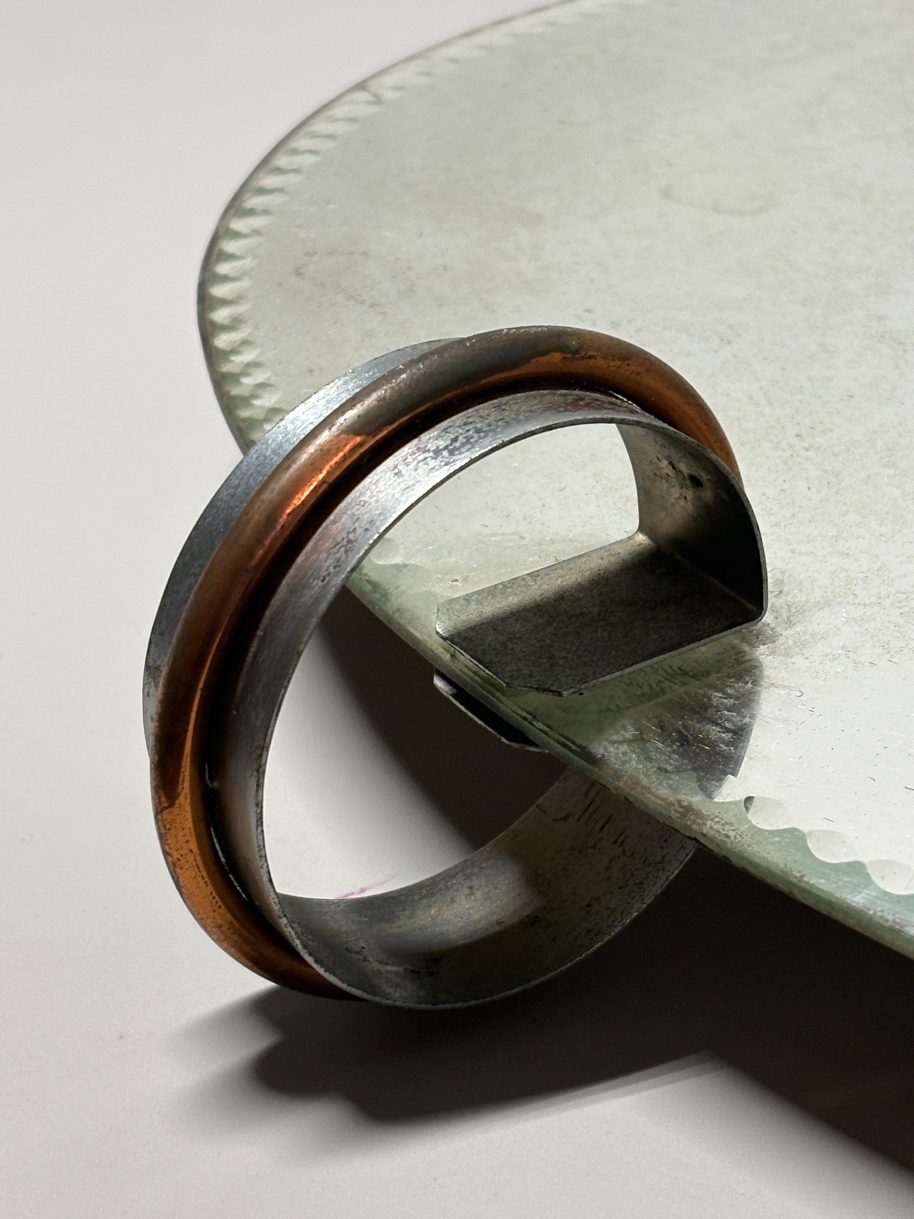 Unusual Art Deco period Surtout-de-table / mirrored plateau/ centerpiece en venta 6