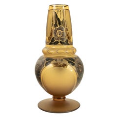 Vase inhabituel ART DECO par d'Argyl, Paris, circa 1928